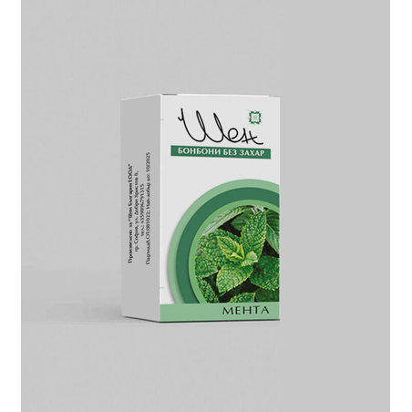 Бонбони ШЕН Мента без захар