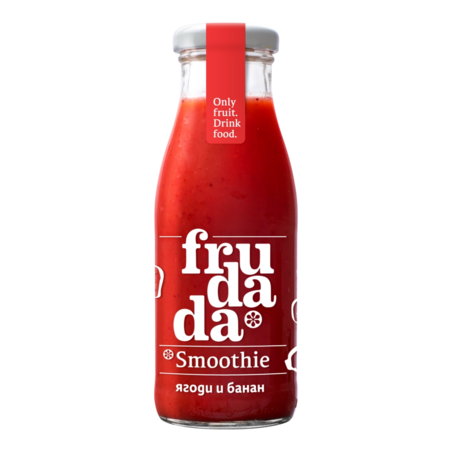 Смути Ягоди и Банан 250ml, Frudada