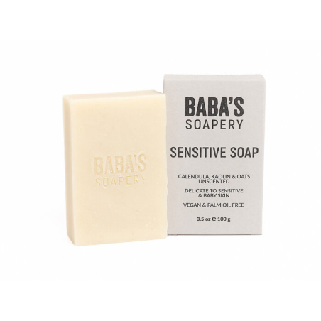 Сапун SENSITIVE с невен, овес и каолин 100 гр. BABA's SOAPERY