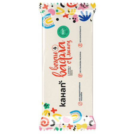 Веган вафла с лимец Х 4 бр. 160 гр КАНАП