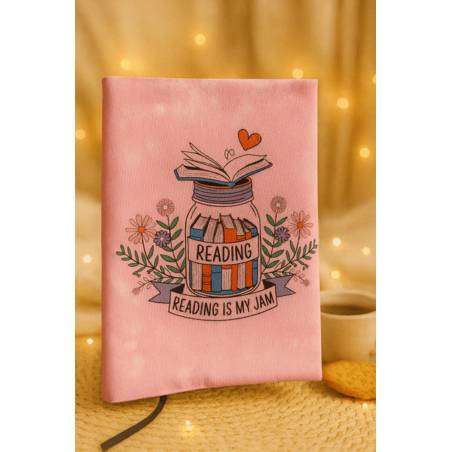 Подвързия за книга с буркан | Хендмейд уют и стил