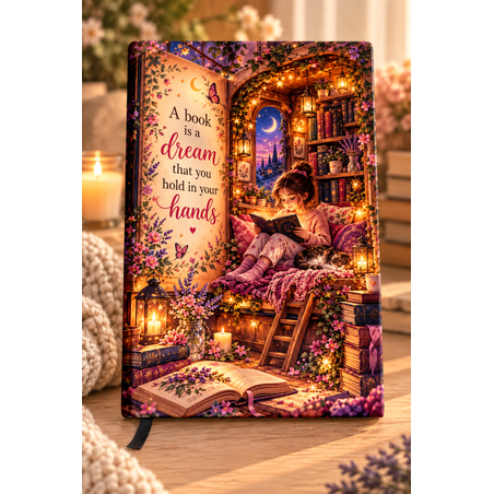 Book Lover подвързия за книга с персонализация | Хендмейд уют и стил