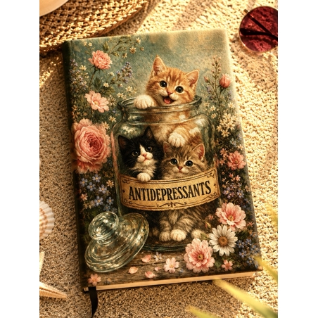 Подвързия за книга цветя и книги 