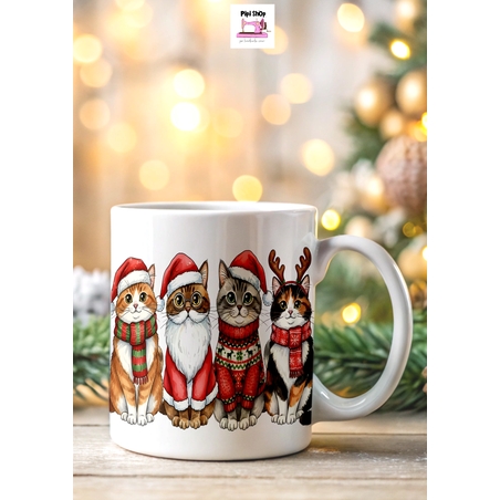 Коледна керамична чаша