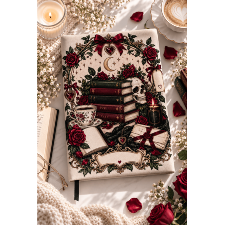 Dark romance подвързия за книга с персонализация | Хендмейд уют и стил