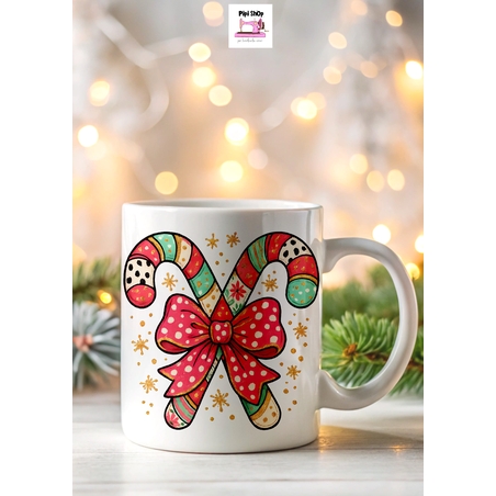 Коледна керамична чаша