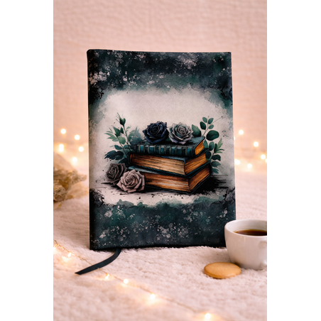 Подвързия за книга цветя и книги | Хендмейд уют и стил