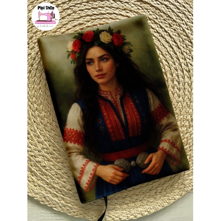 Подвързия за книга с Българка с носия с персонализация