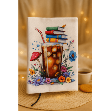 Подвързия за книга с чаша | Хендмейд уют и стил
