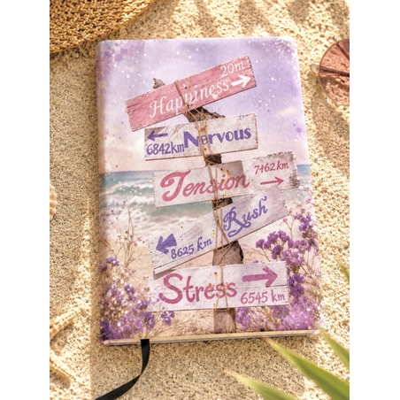 Подвързия за книга цветя и книги 