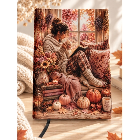 Подвързия за книга цветя и книги 