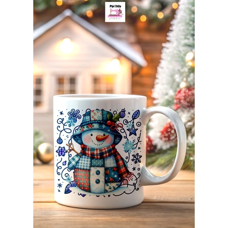 Коледна керамична чаша