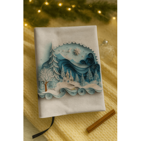 Коледна подвързия за книга с възможност за персонализация