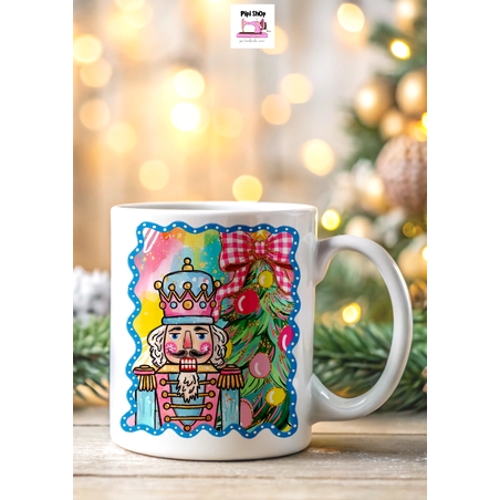 Коледна керамична чаша