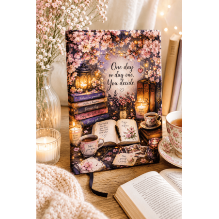 Подвързия за книга цветя и книги 