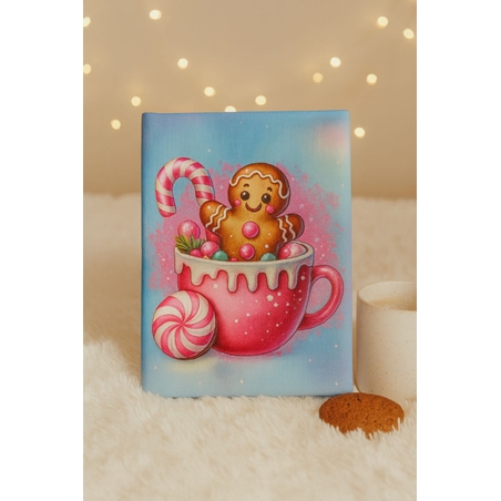 Коледна подвързия за книга с възможност за персонализация