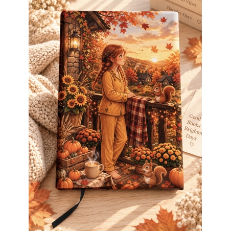 Подвързия за книга цветя и книги 