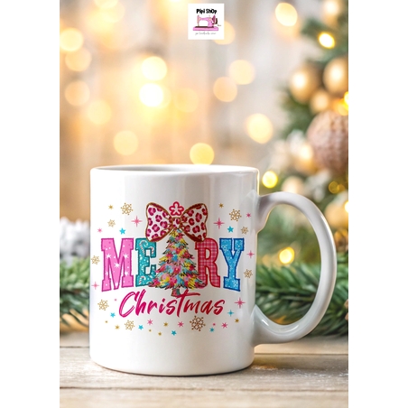 Коледна керамична чаша