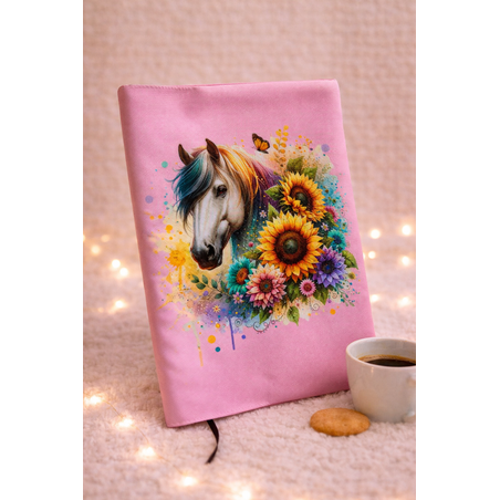 Подвързия за книга с кон | Хендмейд уют и стил