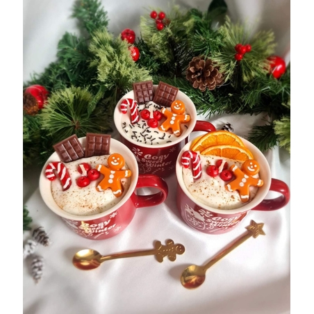 Коледна ароматна свещ 