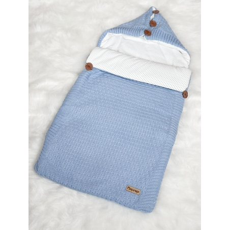 Бебешко порт бебе-одеяло плетено с подплата