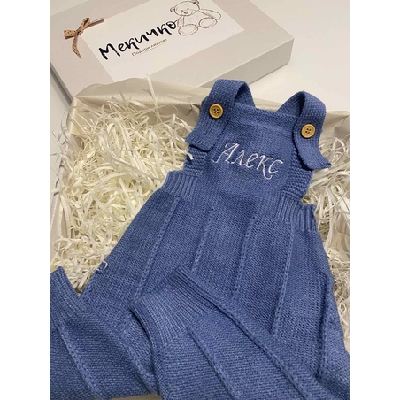 Мекичък ромпър в синьо