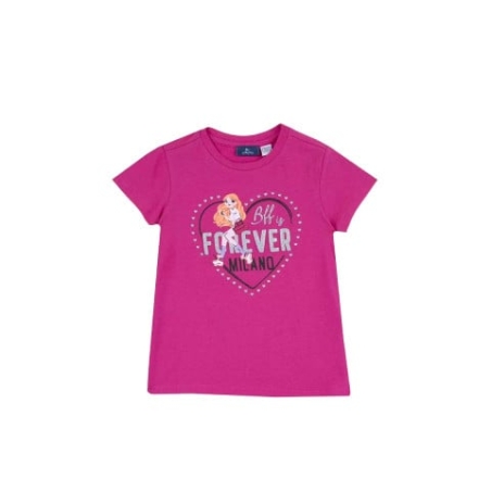 CHICCO Girls Milano Tee Dark Pink