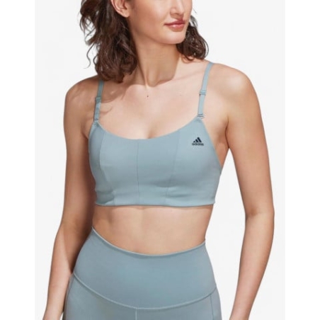 ADIDAS Yoga Studio Light-Support Bra Grey