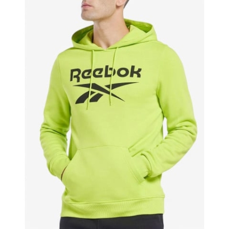 REEBOK Identity Big Logo Fleece Hoodie Yellow