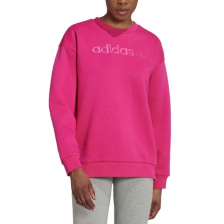 ADIDAS Originals Boyfriend Crew Sweatshirt Pink