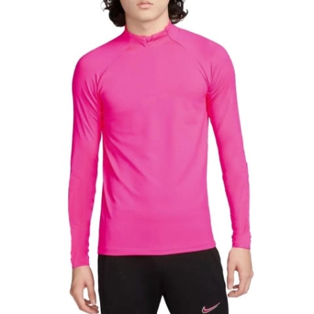 NIKE Pro Mock Thermoactive Long Sleeve Top Pink