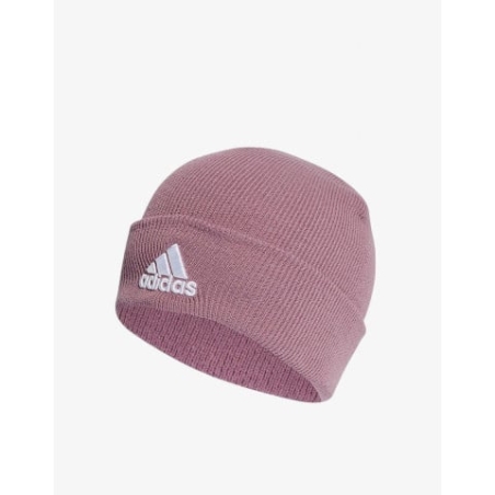 ADIDAS Logo Cuffed Beanie Purple