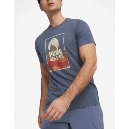 PUMA Training Running Tee Blue