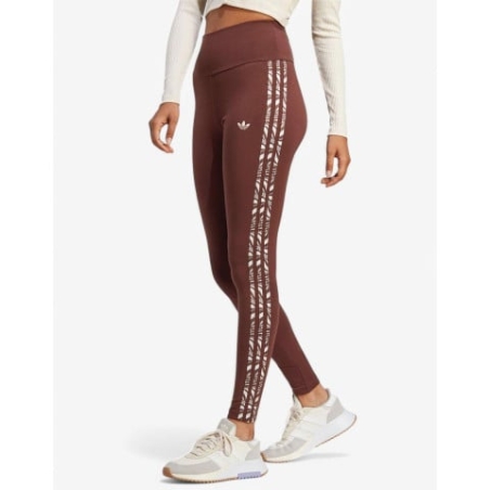 ADIDAS Originals Abstract Animal Print Leggings Brown