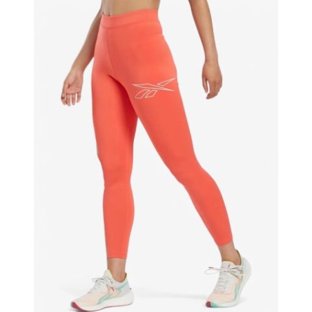 REEBOK Running Vector Leggings Orange