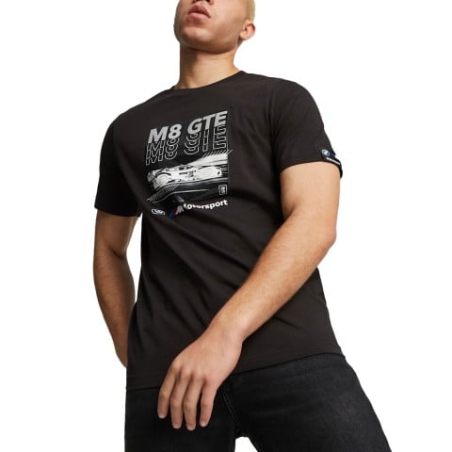 PUMA x Bmw M Motorsport Car Graphic Tee Black