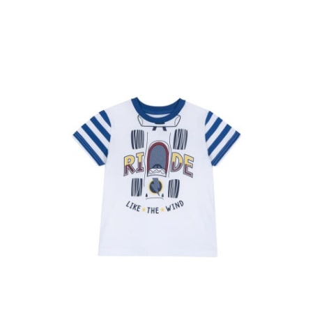 CHICCO Boys Tee White/Blue