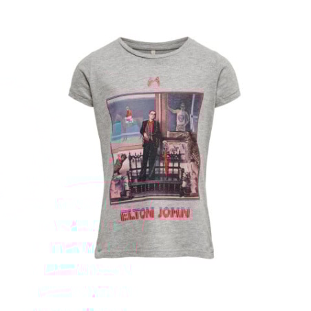 ONLY x Elton John Printed Tee Grey