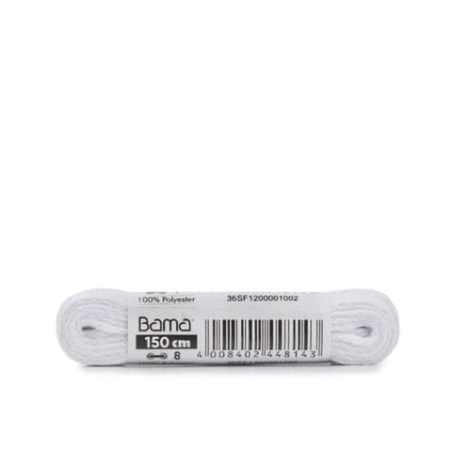 BAMA Flat Laces White 150cm