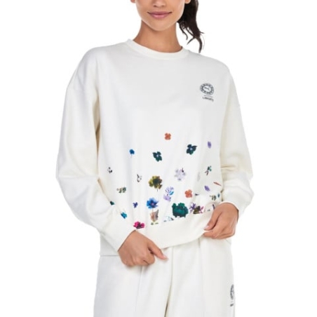 PUMA x Liberty Oversized Crew Sweatshirt White