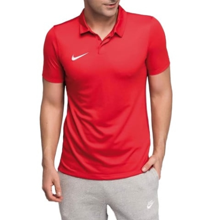 NIKE Dry Academy 18 Short Sleeve Polo Red