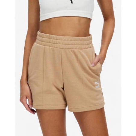 PUMA Classics Pintuck Shorts Brown