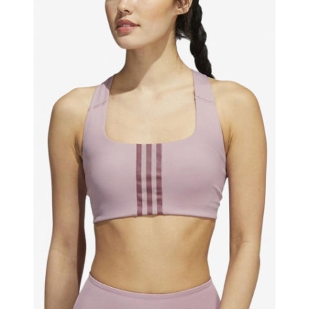 ADIDAS Aeroready Middle-Support Bra Purple
