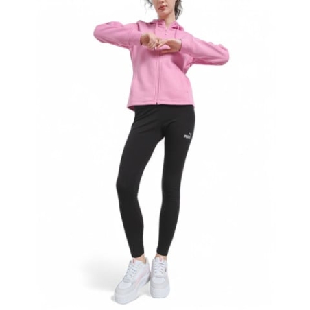 PUMA Metallic Fl Tracksuit Pink/Black