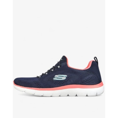 SKECHERS Summits Perfect Views Shoes Navy/Pink