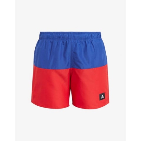 ADIDAS Colorblock Swim Shorts Red/Blue