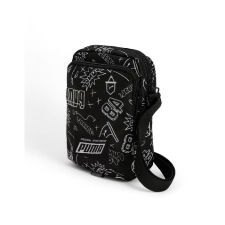 PUMA Academy Graphic Portable Crossbody Bag Black