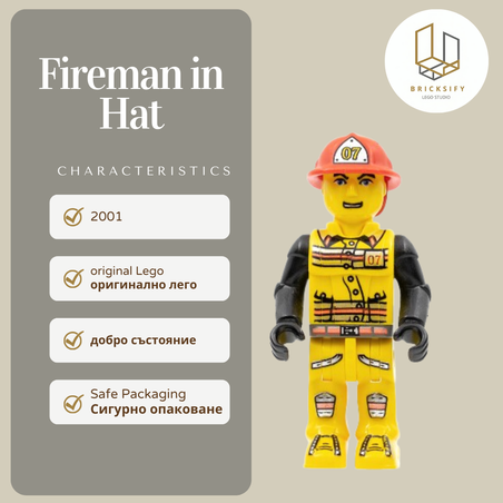Fireman in Hat 07 js007