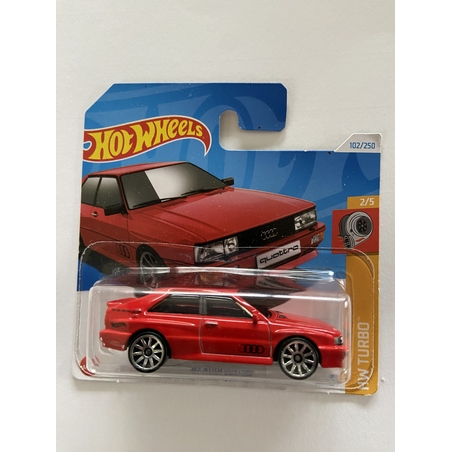 87 Audi Quattro red