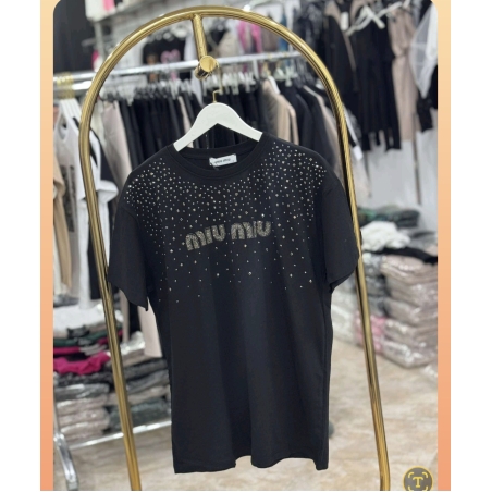 Тениска Mui Mui Черна